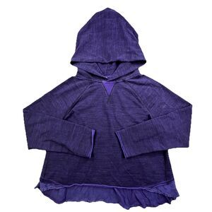 Lululemon Pull Me Over Hoodie Size 12 Commuter Denim Dense Purple Sweatshirt